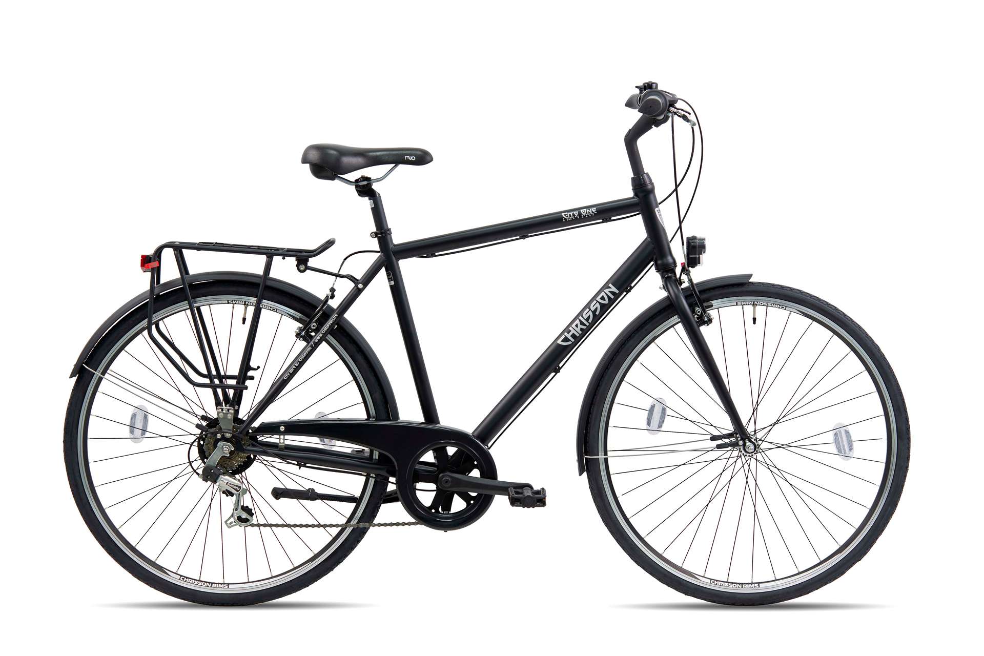 Мъжки градски велосипед Chrisson City One 28'', черен