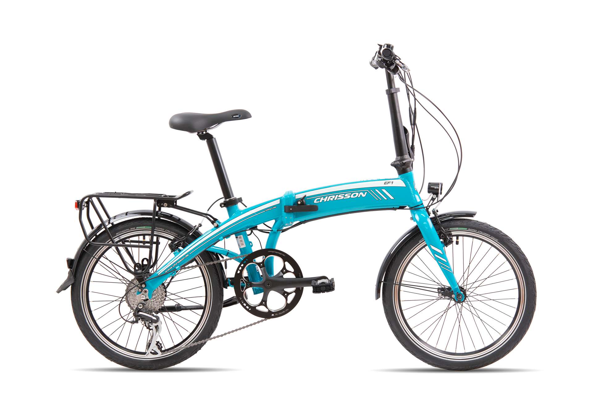 Електрически сгъваем велосипед Chrisson EF1 20'' 360Wh син