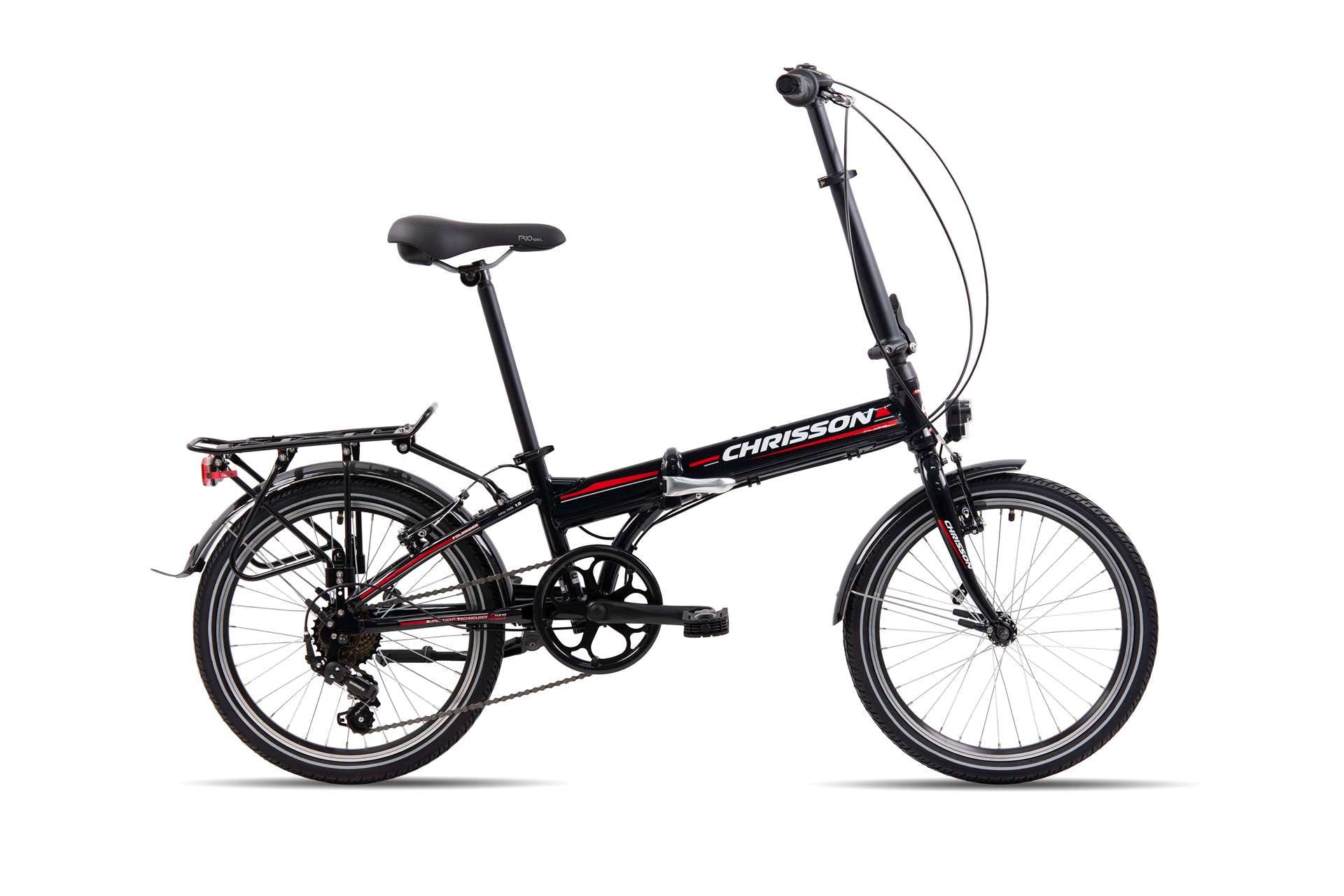 Сгъваем велосипед Chrisson Foldrider 1.0 20'', черен