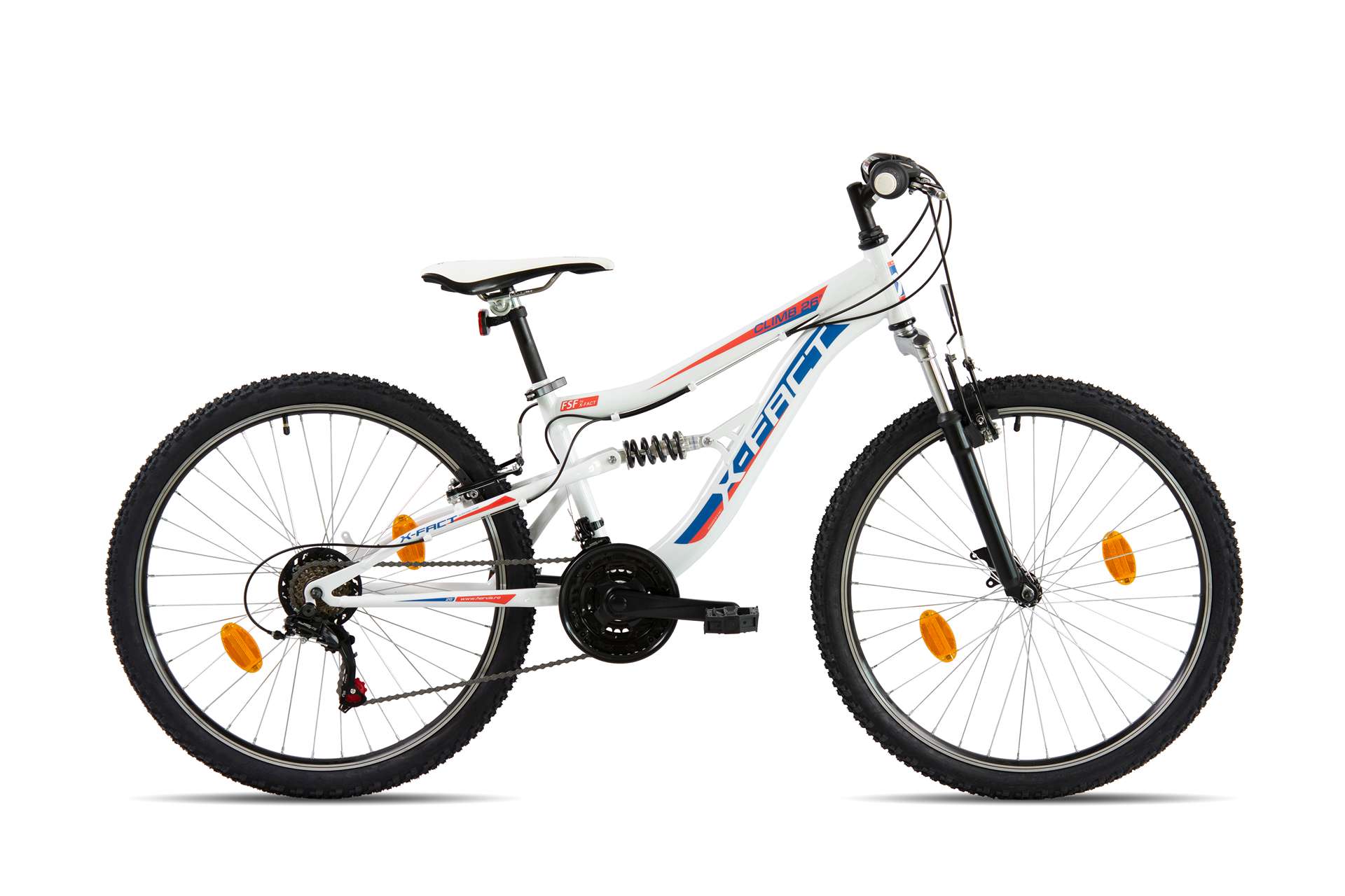 Планински велосипед X-Fact Climb Fully 26'', бял