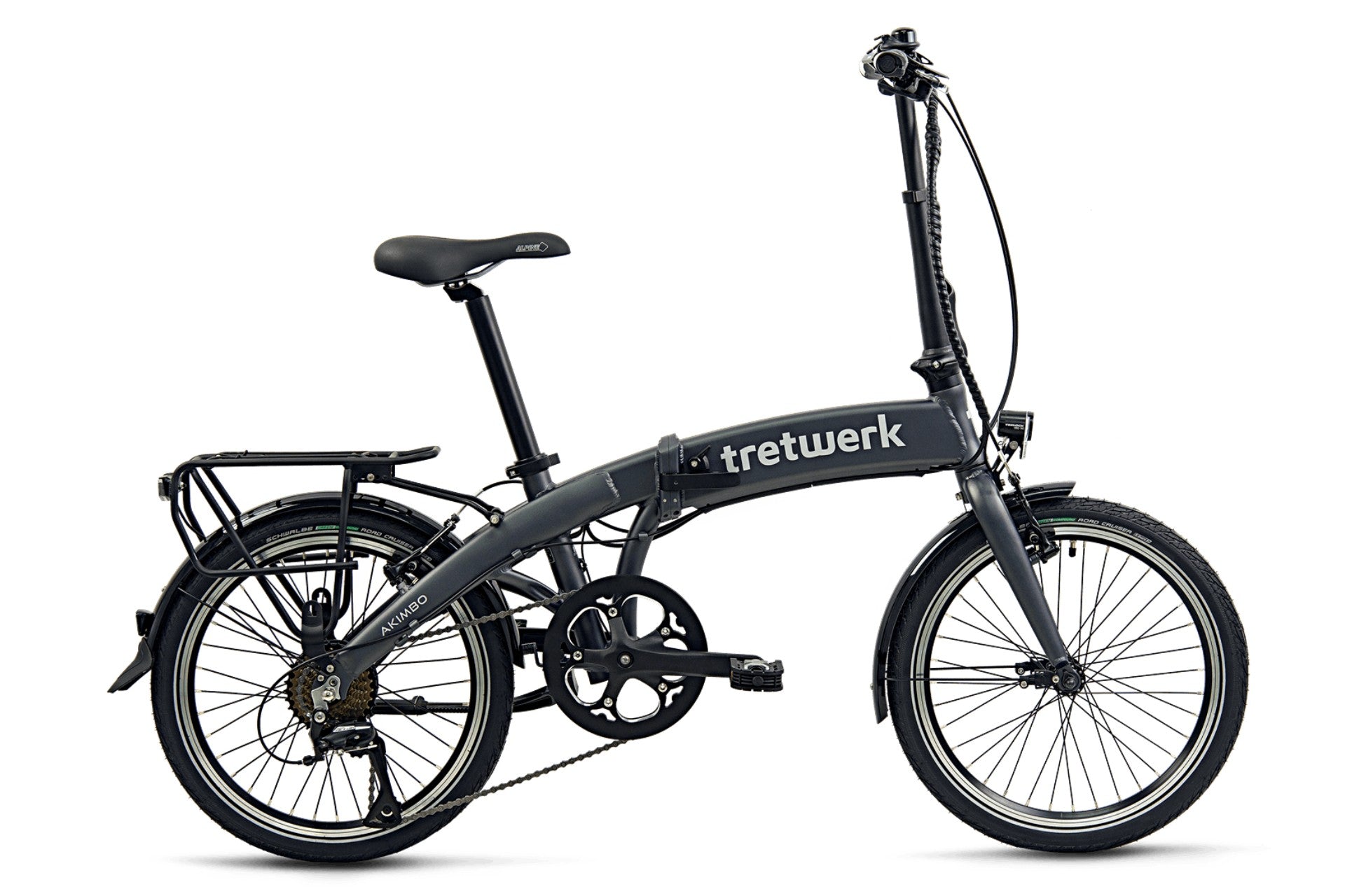 Електрически сгъваем велосипед Tretwerk Akimbo 20" 360 Wh антрацит